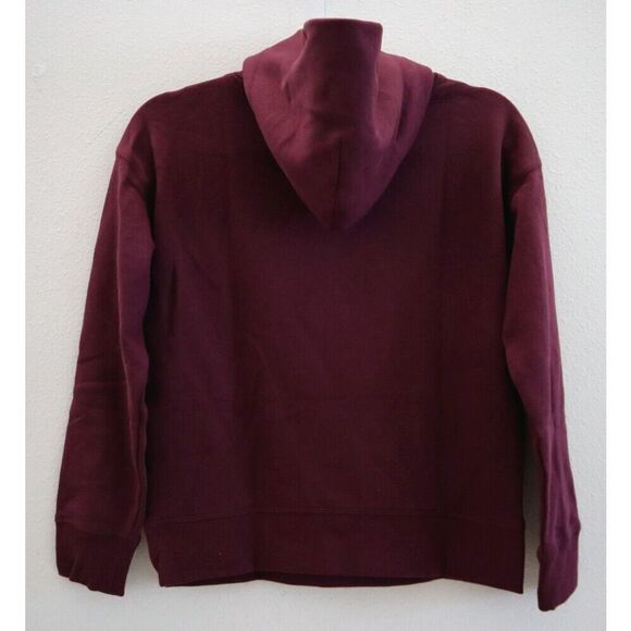 GAP Kids 428279-02-1 Unisex Kids Sz L (10) Burgundy Arch Logo Pullover Hoodie - Picture 2 of 5